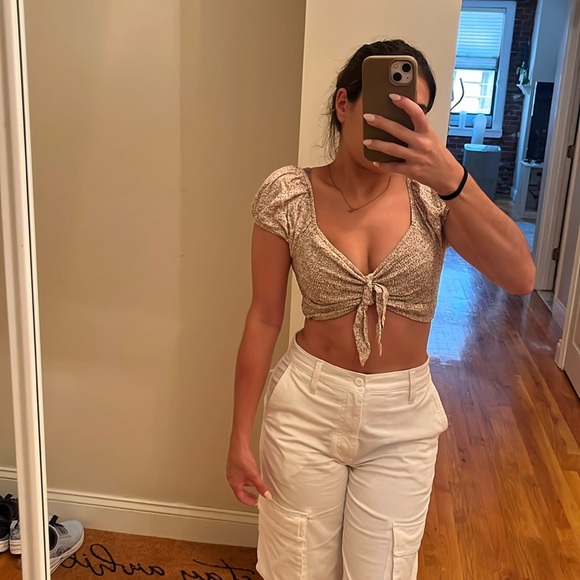 Floral crop top - Picture 3 of 4